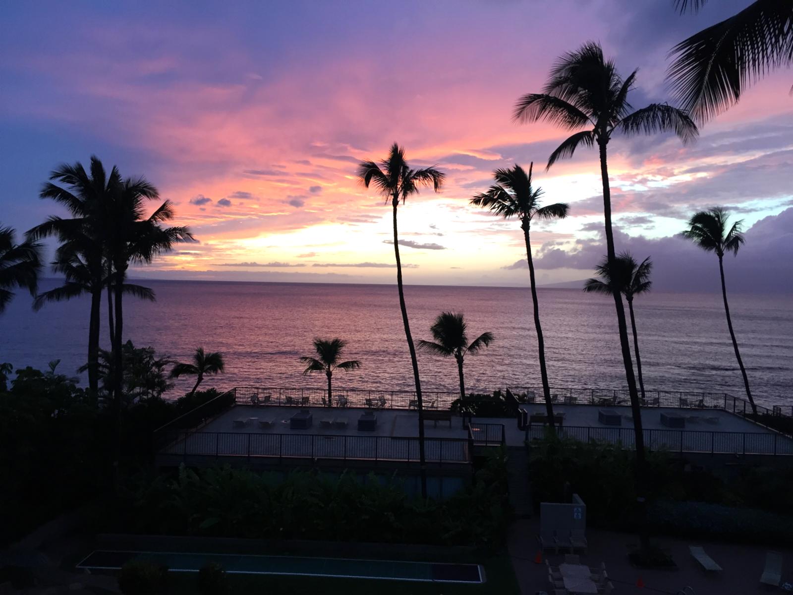 Beautiful sunsets from your lanai