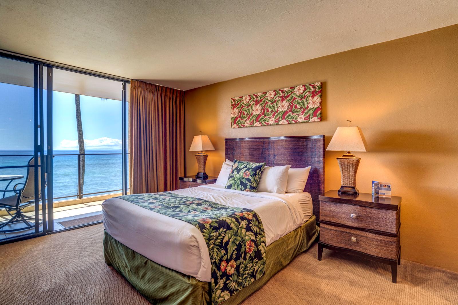 Bright interiors and stunning aqua marine ocean views!