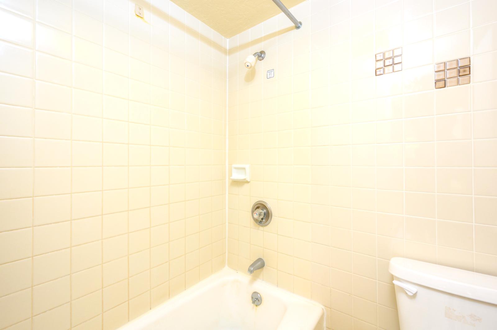 Shower tub combination 