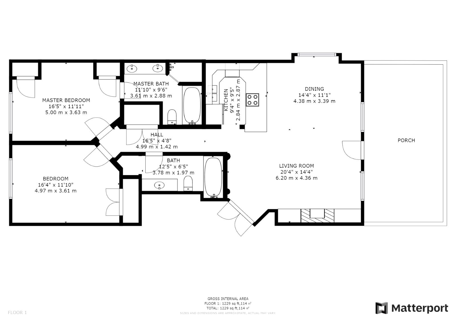 Black Bear Lodge 351B Floor layout