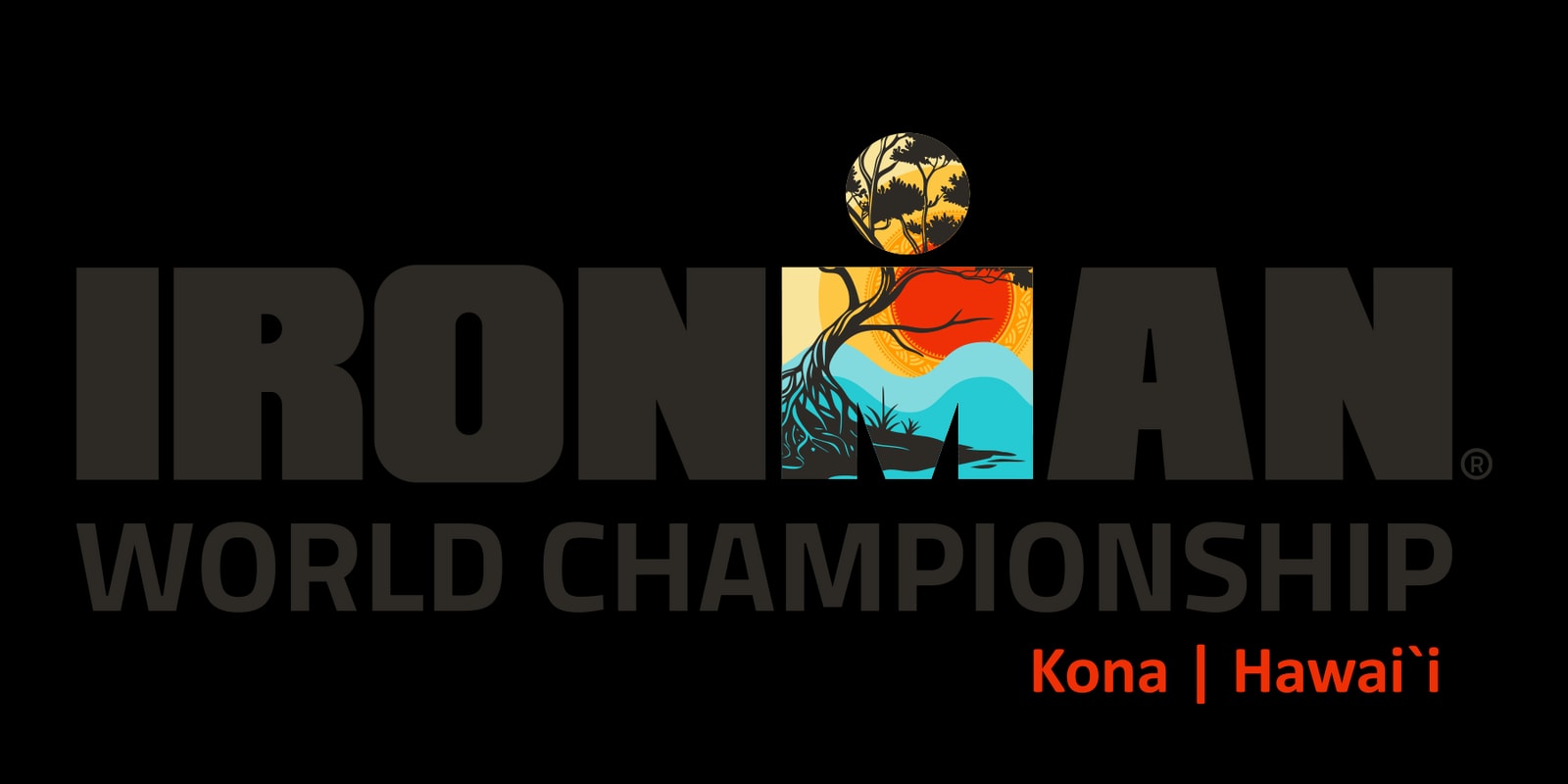 IRONMAN World Championship Kona Hawaii official race logo