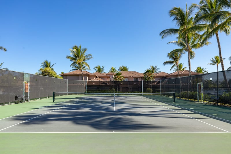 Enjoy a friendly match or a solo practice session on the well-maintained courts. Tennis here feels like a true island sport experience.