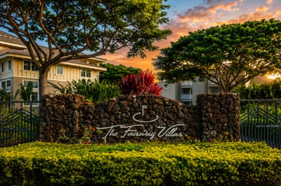Welcome to paradise! Fairway Villas is a secure, gated community beautifully manicured with local Hawaiian flora.