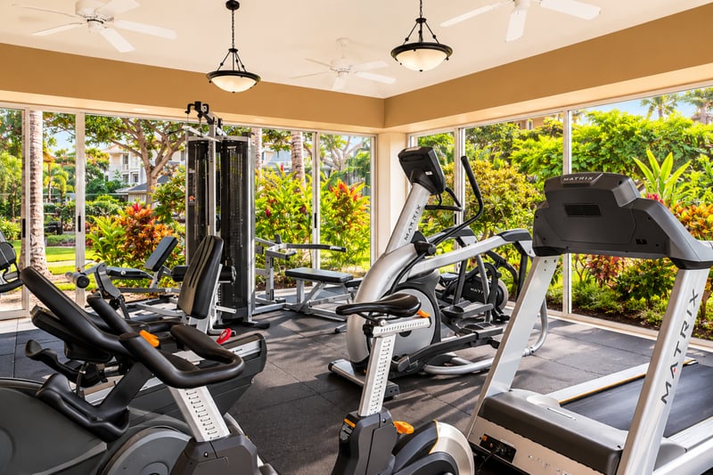 Keep up with your routine at the fully equipped, air-conditioned resort fitness center.