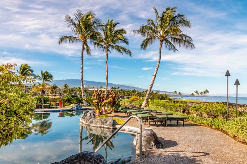 Surrounded by lush greenery and the sound of crashing waves, the poolside experience is pure bliss. Lounge, swim, repeat.