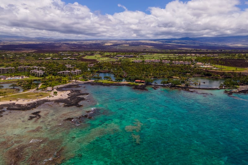 Take in sweeping coastal views where blue water meets the land