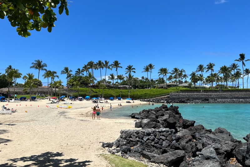 Spend the day on soft sand with the ocean just steps away