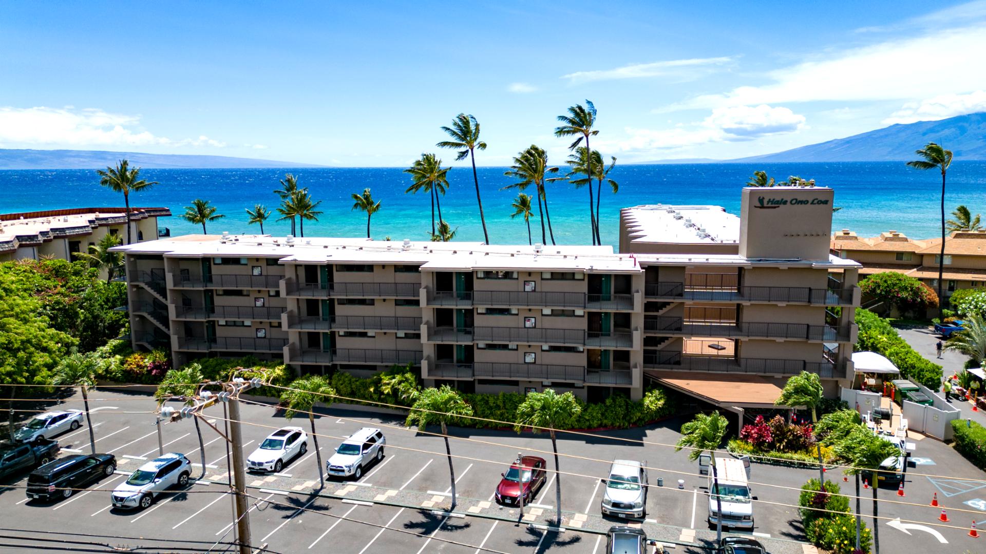 Hale Ono Loa features oceanfront condos with onsite parking, ocean views & easy access to Lahaina’s top beaches