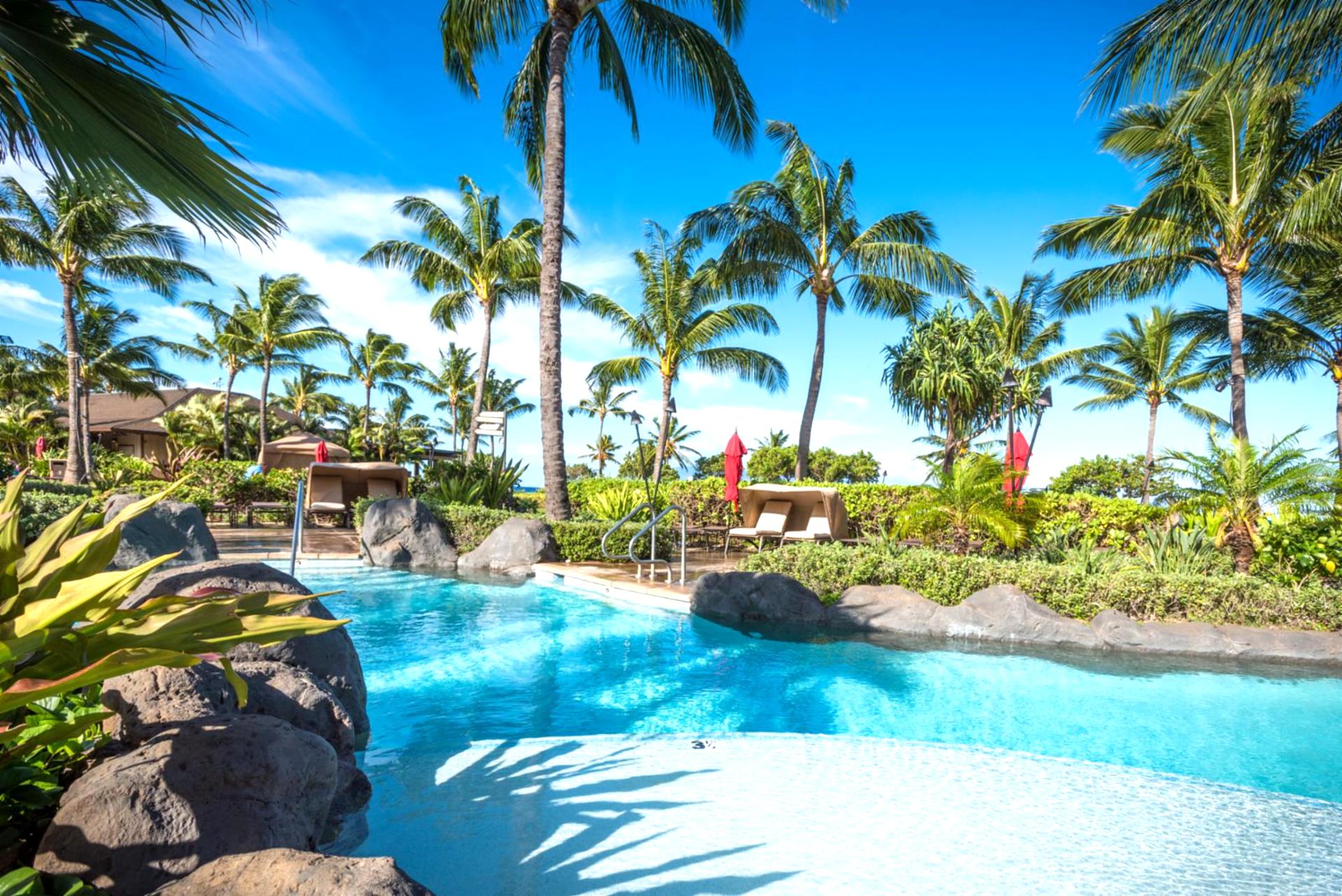 The lazy river is the best way to relax while the kids enjoy their dedicated pools. Honua Kai is perfect for families! 