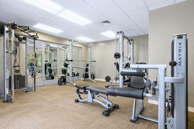 Stay active with our fully equipped fitness center, featuring state-of-the-art machines. Your workout with a view has never been better.