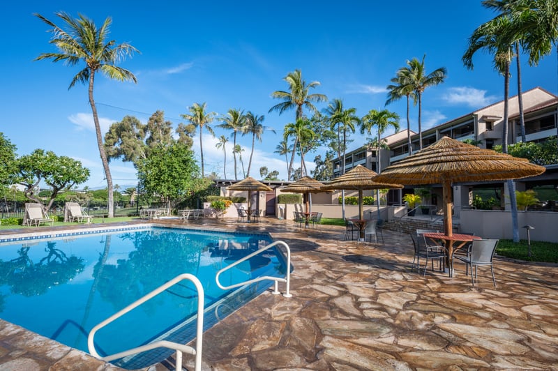 The crystal-clear waters visible from Kaanapali Royal invite exploration and relaxation alike. It’s a playground for both adventure and peace.