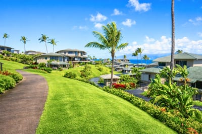 Stroll through beautifully maintained tropical gardens that surround the villas. The serene landscaping invites peaceful reflection and connection with nature.