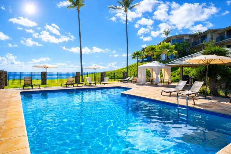 The pool is a great place to meet fellow travelers and make new friends in a laid-back atmosphere. Share stories and smiles while enjoying the beautiful setting.