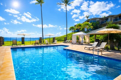 The pool is a great place to meet fellow travelers and make new friends in a laid-back atmosphere. Share stories and smiles while enjoying the beautiful setting.