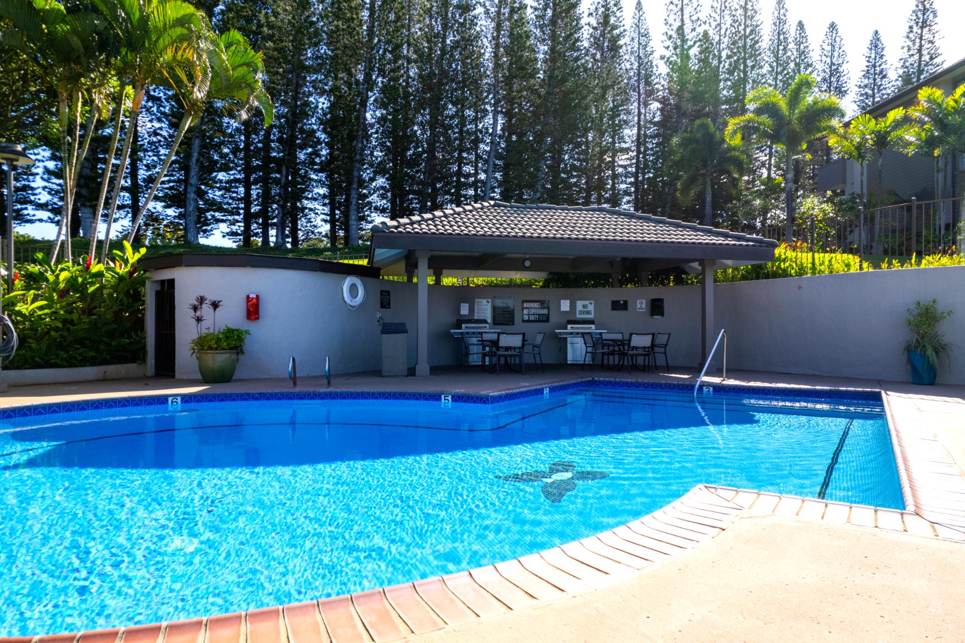 Lounge by the pool with a cocktail in hand and enjoy the warm Hawaiian sun. At Kapalua Golf Villas, relaxation comes naturally.