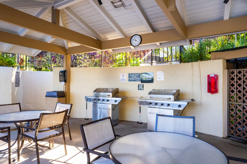 Fire up the grill and enjoy a feast surrounded by lush greenery and gentle breezes. The BBQ area is a favorite gathering place for guests.