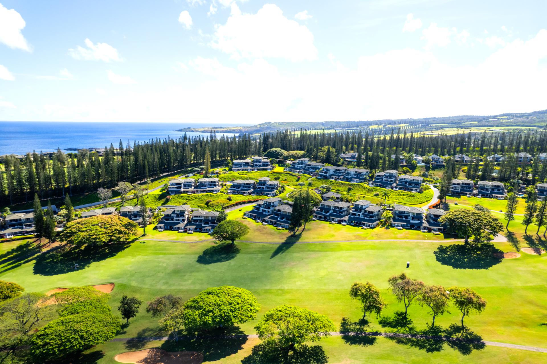 The use of natural tones and textures creates a warm, welcoming environment. Kapalua Golf Villas offer elegant design that feels like home.