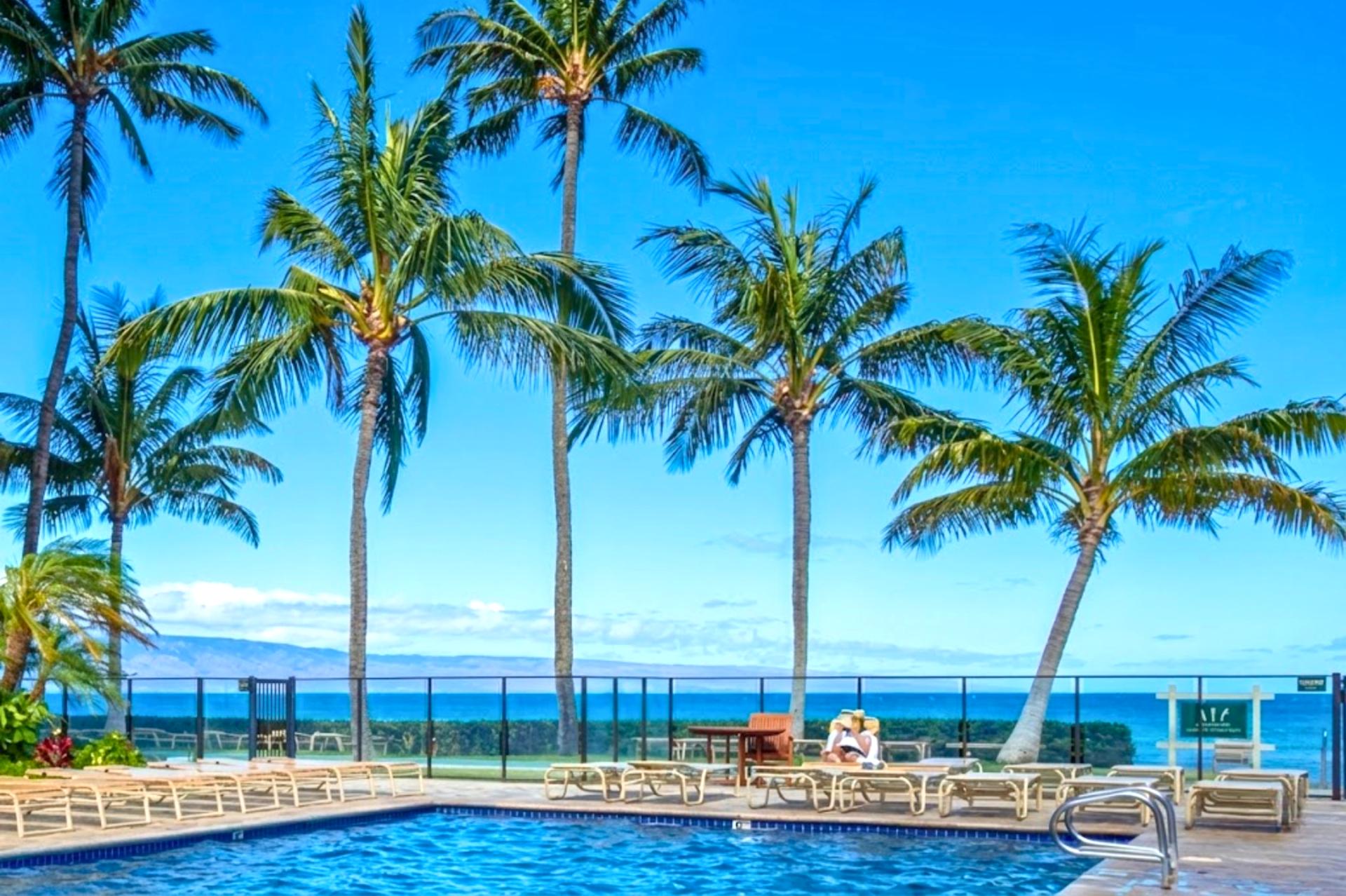 Enclosed pool area is perfect for families with kids and fun for all ages.