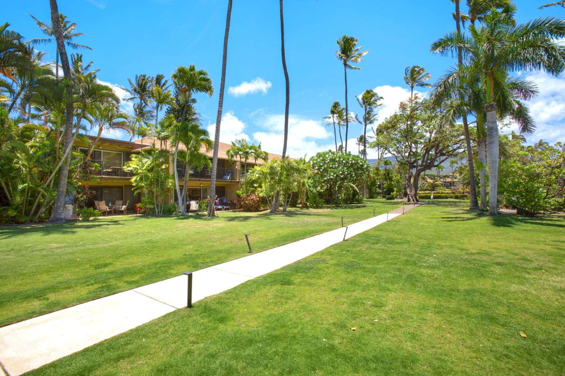 The resort’s paths are perfect for a peaceful jog or stroll. Enjoy the fresh air and stunning views while staying active in paradise.