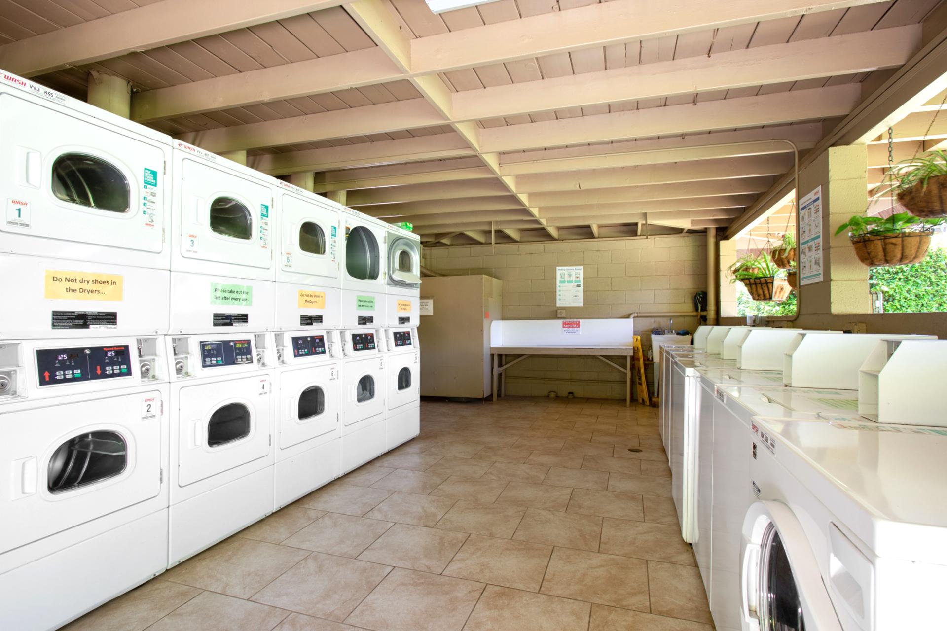 Maui Sands offers a clean and convenient laundry facility, making it easy to refresh your wardrobe during your stay. Thoughtfully designed with plenty of machines and natural light, it combines practicality with comfort for a hassle-free experience.