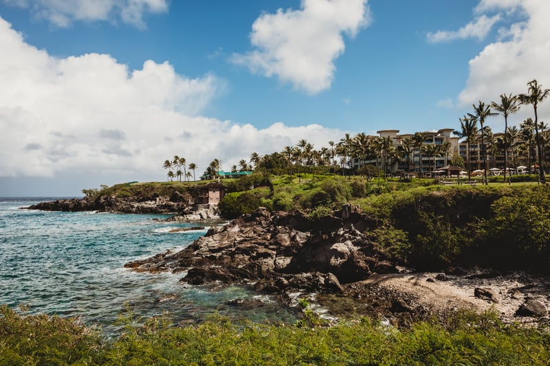 Experience breathtaking oceanfront cliffs surrounding the resort, offering endless blue waters & island beauty