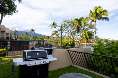 Oceanfront BBQs at Napili Point Resort Maui offer guests unforgettable grilling with panoramic sea views