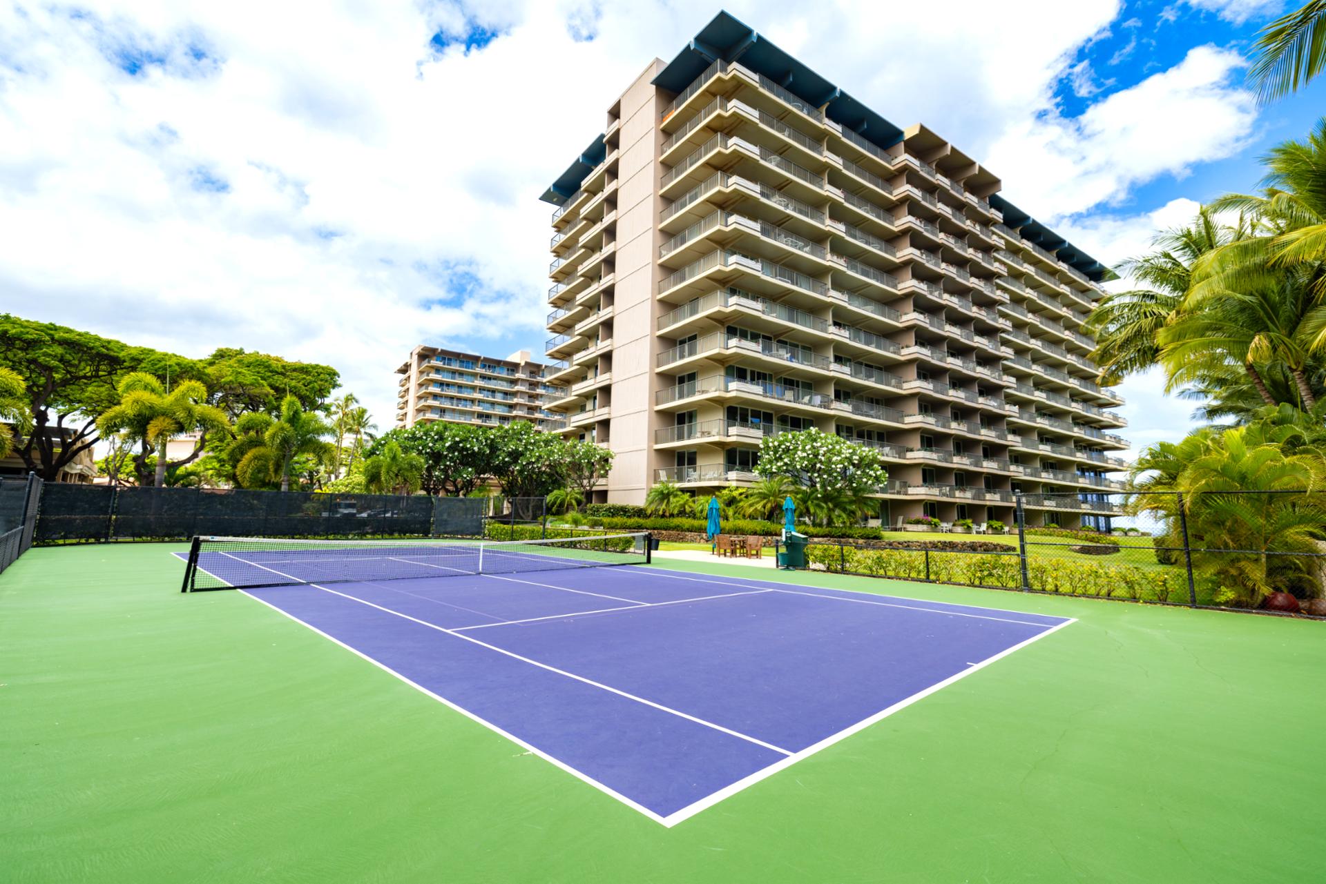 Oceanfront accommodations with beach access, infinity pools, tennis courts, fitness center, golf views & tropical scenery