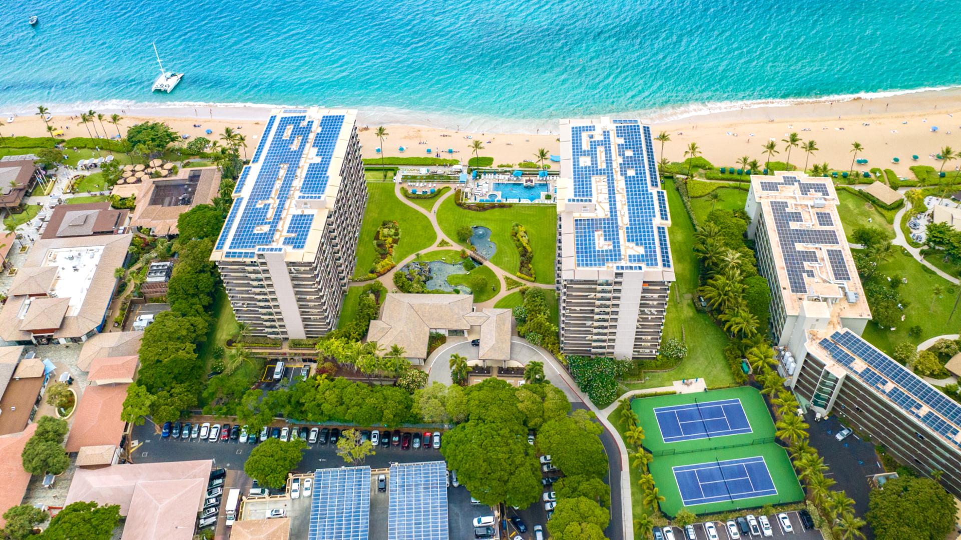 Escape to Maui’s premier beachfront resort. Luxury oceanfront condos, pools, direct beach access & lush green grounds