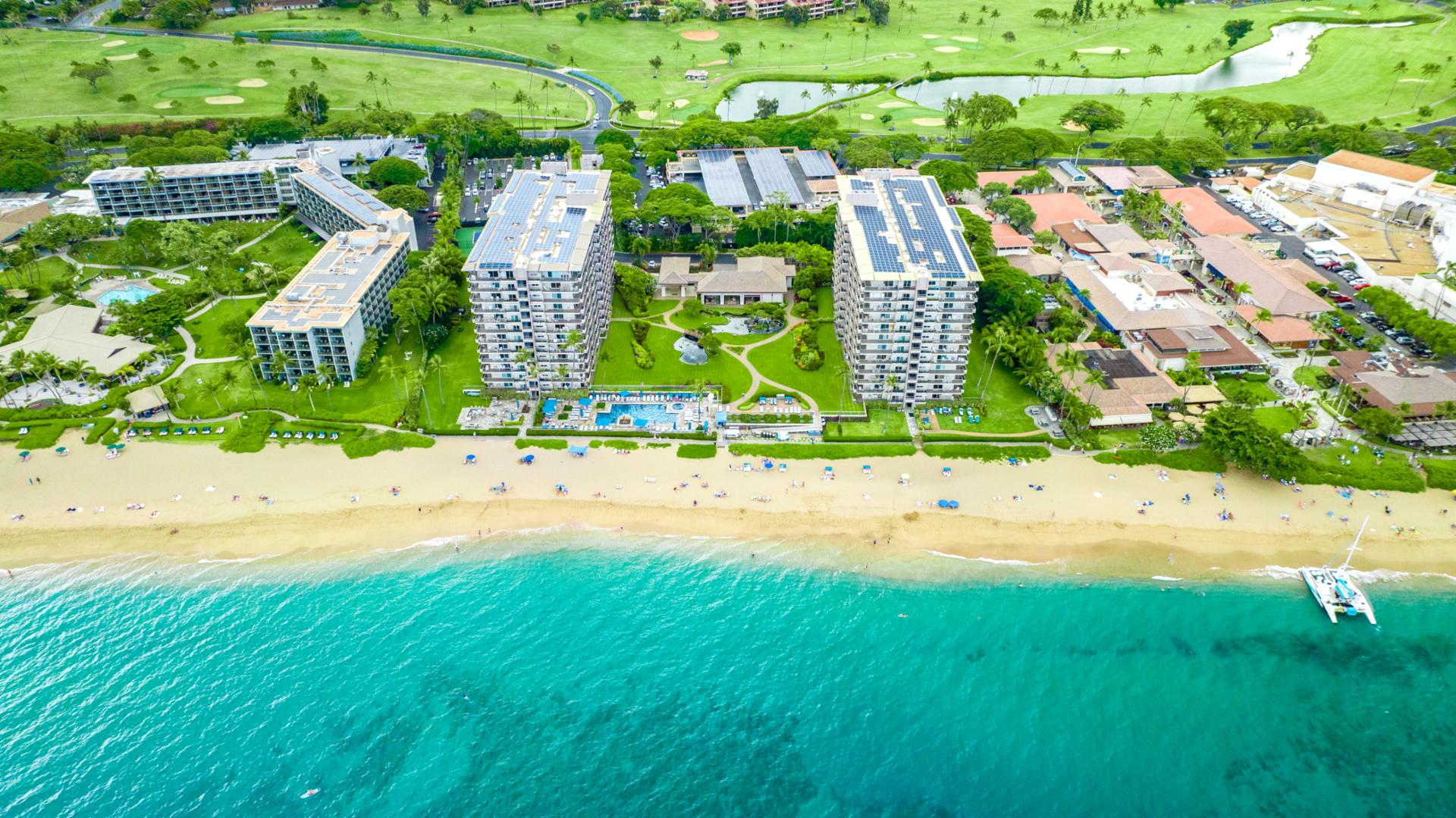 Experience Maui’s luxury beachfront resort with direct beach access, pools, oceanfront condos & golf course views