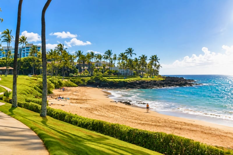 Golden sands, crystal-clear waters, and unforgettable sunsets await at Wailea's world-renowned beaches.