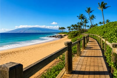 The Wailea Beachside Walk is at your doorstep and the perfect place for some hiking to catch the views.