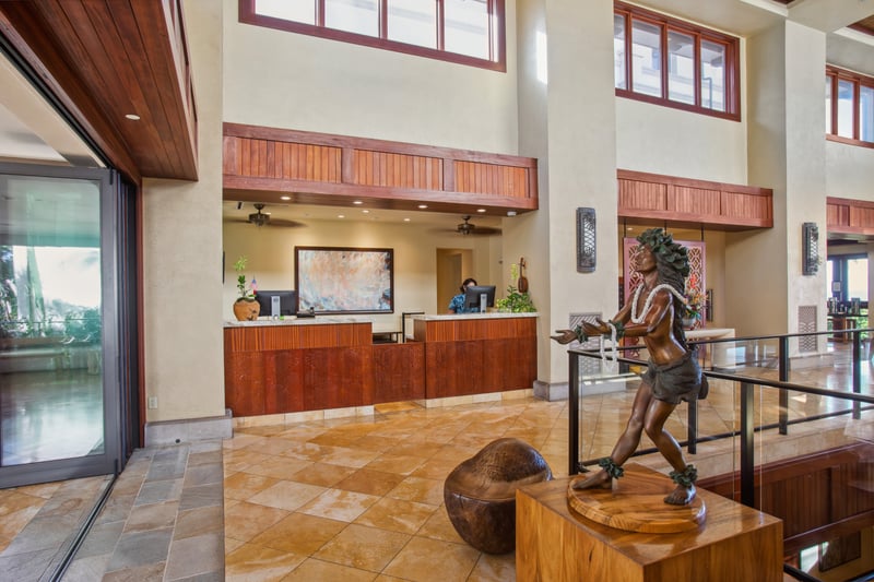 Private check-in at Wailea Beach Villas ensures a warm welcome & personalized attention in Maui paradise
