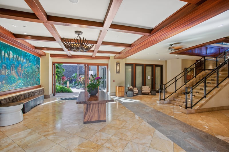 High-end touches throughout the property, from the artwork to the concierge services.