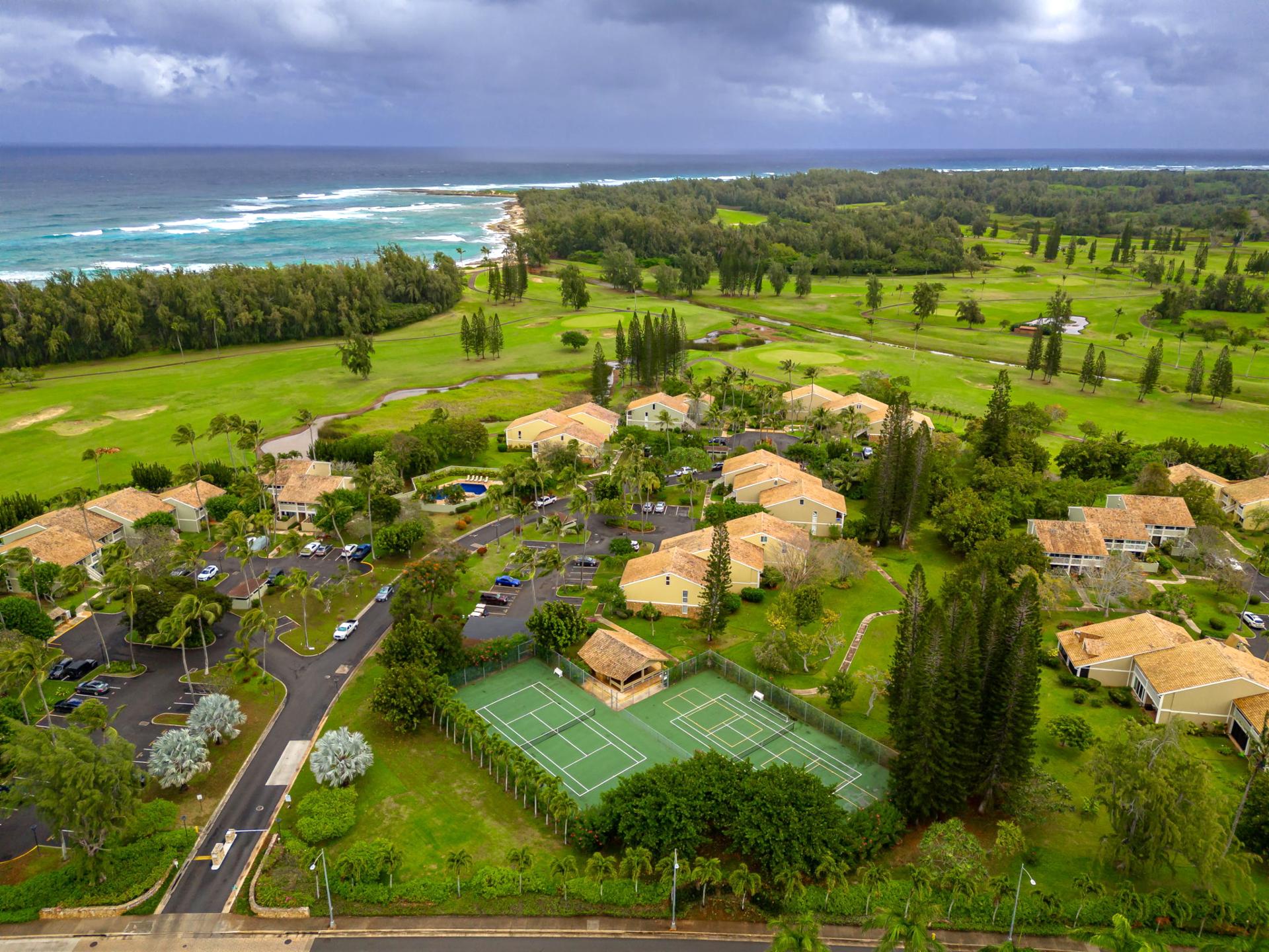 Kuilima Estates Oahu: North Shore luxury condos w/ tennis courts, pool, golf, ocean views & resort amenities