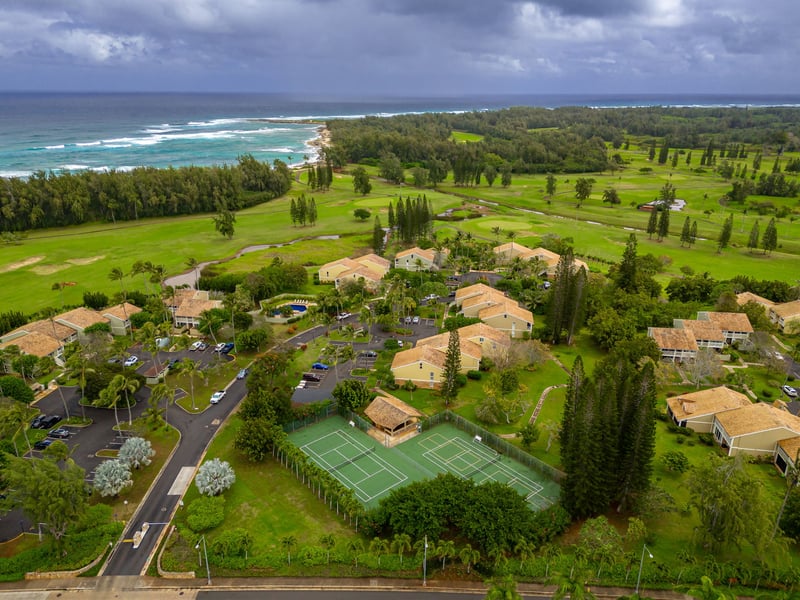 Kuilima Estates Oahu: North Shore luxury condos w/ tennis courts, pool, golf, ocean views & resort amenities
