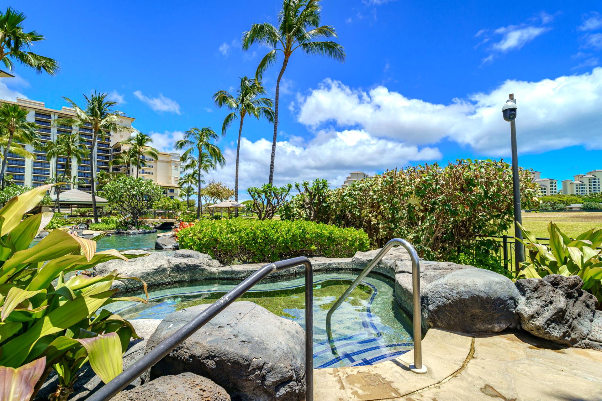 Sparkling waters and peaceful surroundings make the pool area a true haven. Whether morning or evening, it’s your perfect place to unwind.