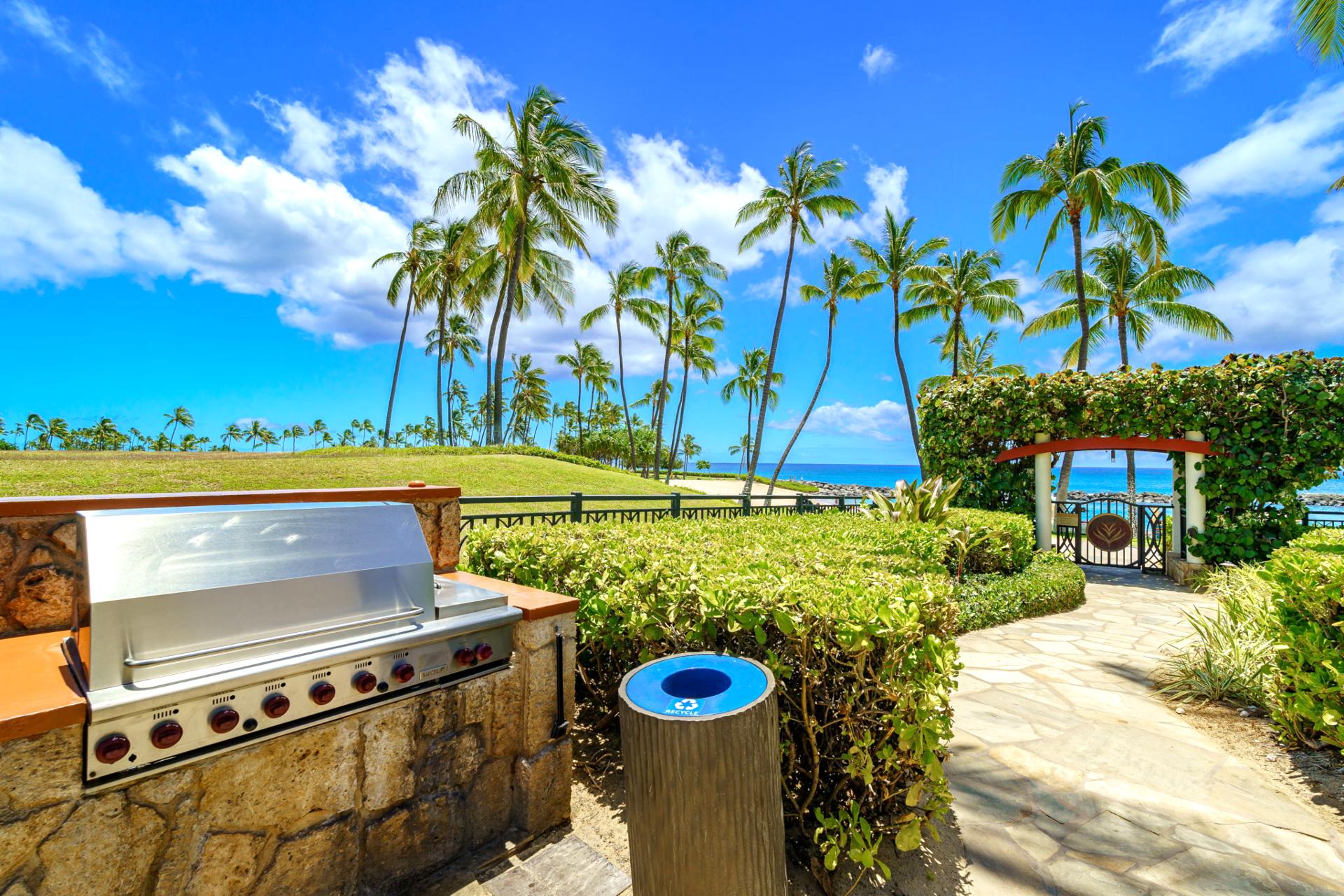 Fire up the grill and enjoy a classic Hawaiian BBQ experience right at your villa. Fresh seafood and tropical flavors come alive in every bite.