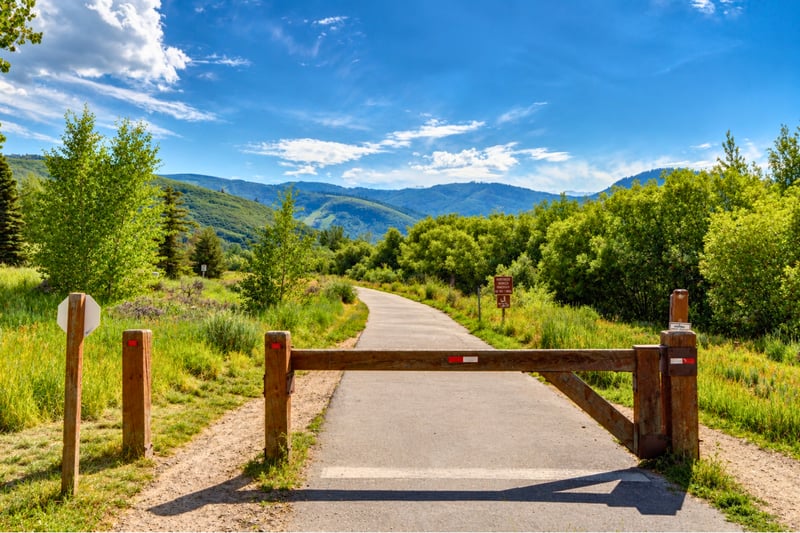 The famous Rail Trail is right outside your townhome - perfect for cross-country skiing and snowshoeing in the winter!