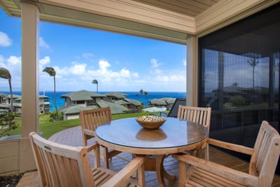 Dine al fresco with palm trees swaying, birds singing, and the ocean waving hello in the background KBV-31G4