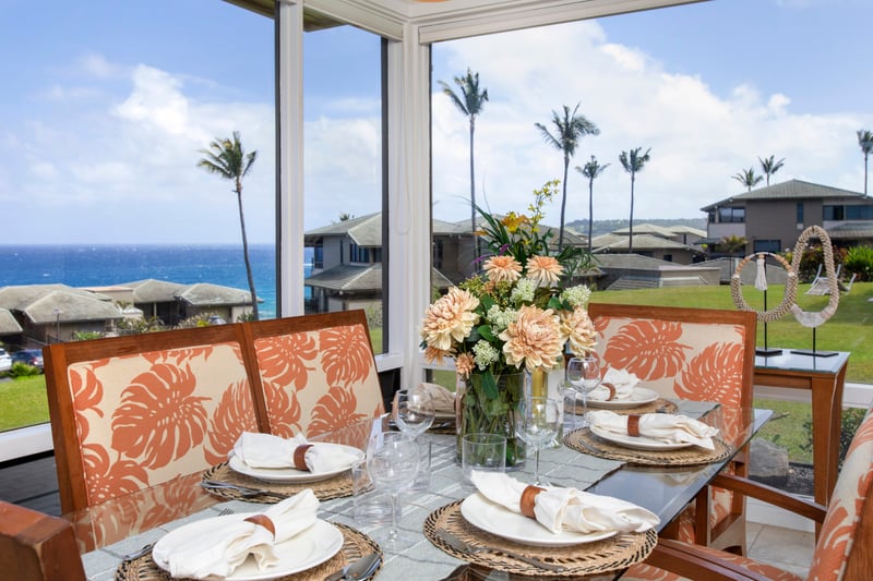 Why settle for takeout when you can plate up paradise? This table is made for laughter, long lunches, and panoramic views