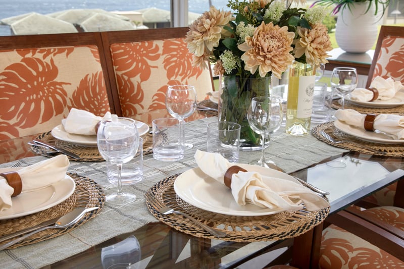 Pull up a chair and pass the view—this dining space is where the ocean meets elegance and casual meets unforgettable