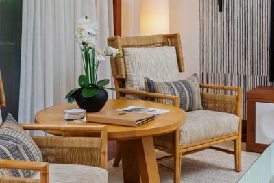 Where rattan meets refined and every curtain swoosh feels like a polite island breeze welcoming you to dine again MON-2204