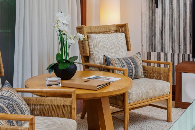 Where rattan meets refined and every curtain swoosh feels like a polite island breeze welcoming you to dine again MON-2204