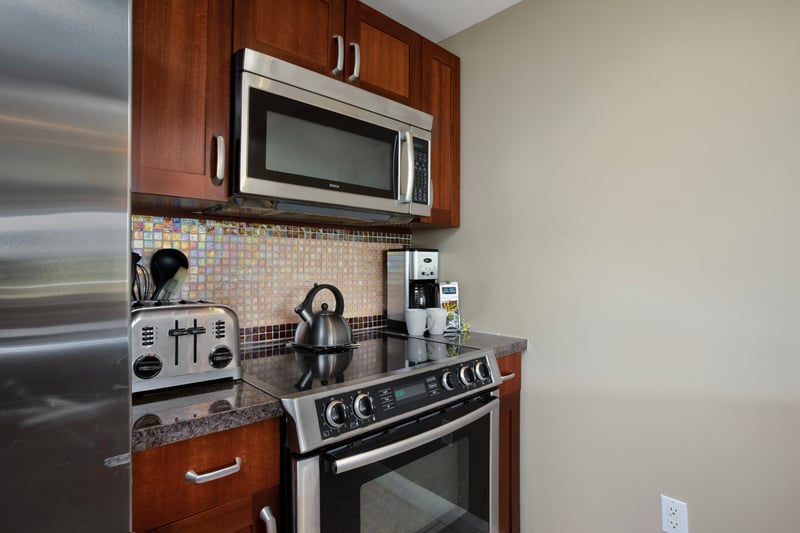 Your island kitchen oasis, just steps from the front door
