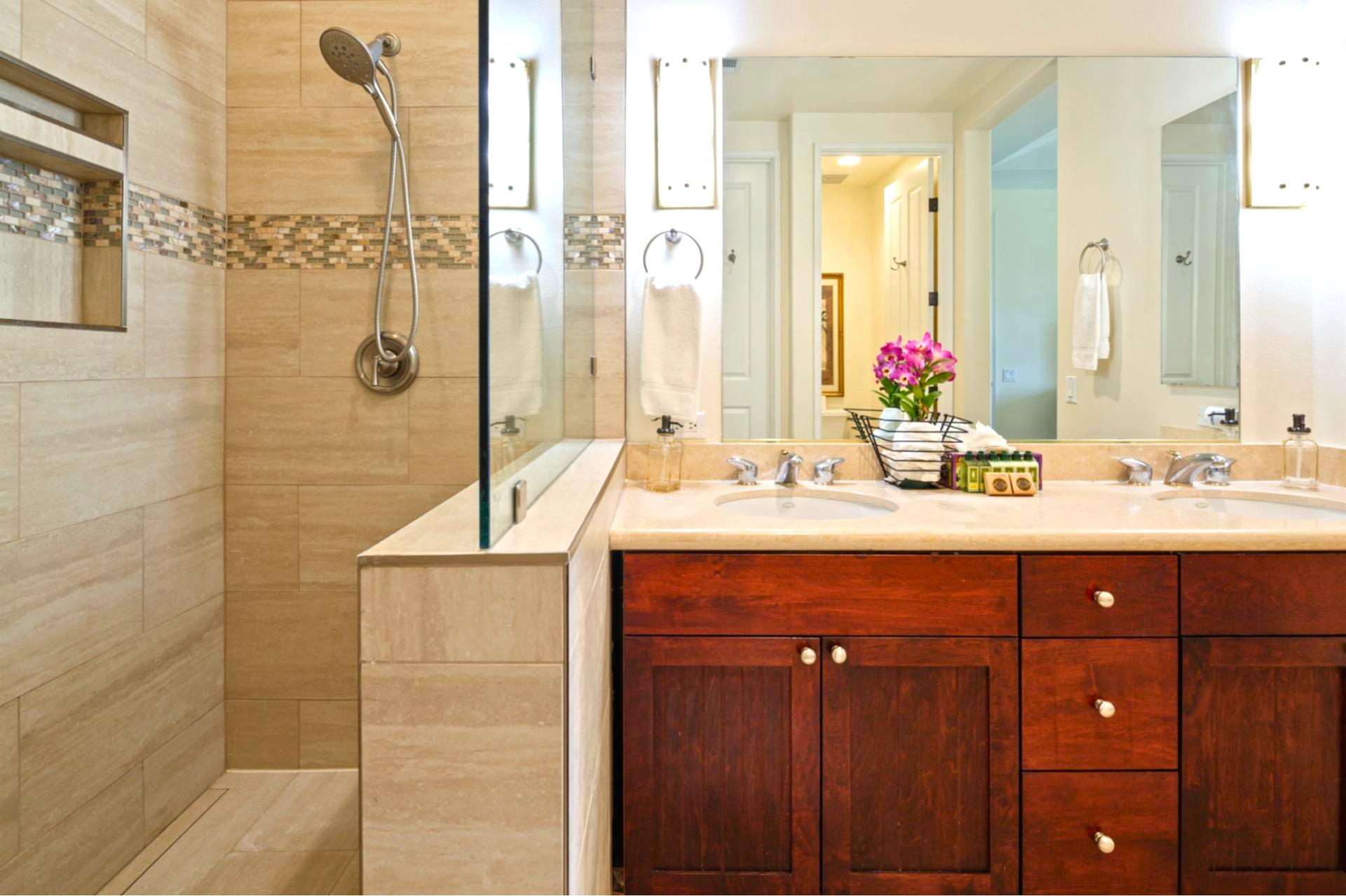Thoughtful finishes and a spacious layout make your primary bath a relaxing retreat.