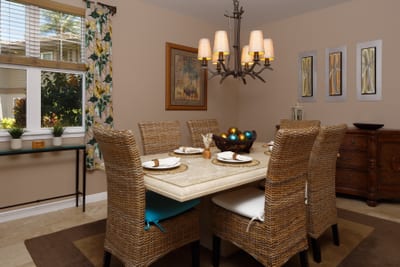 Spacious dining area ideal for group meals and easy conversation