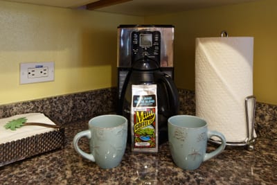 Coffee nook with everything you need to start your day right