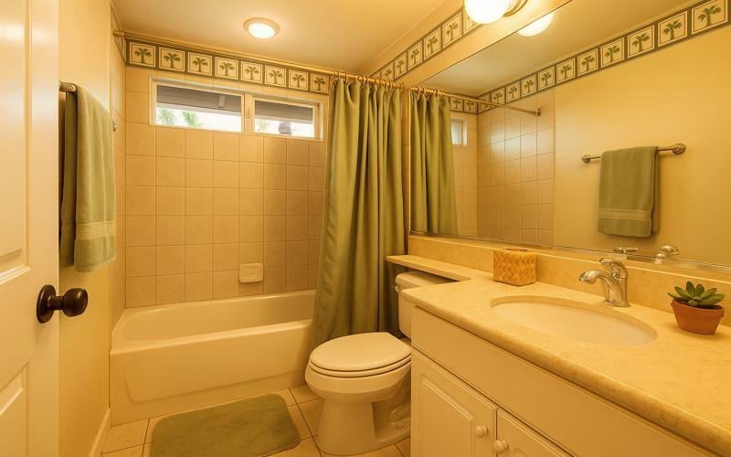Pamper yourself in this serene, spacious bath with upscale fixtures