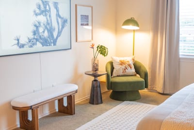 Enjoy the comfort of a spacious bedroom designed to provide restful nights and relaxing mornings FVW-L21