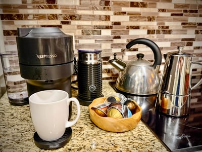 Enjoy fresh coffee each morning before heading out to explore the island FVW-L21